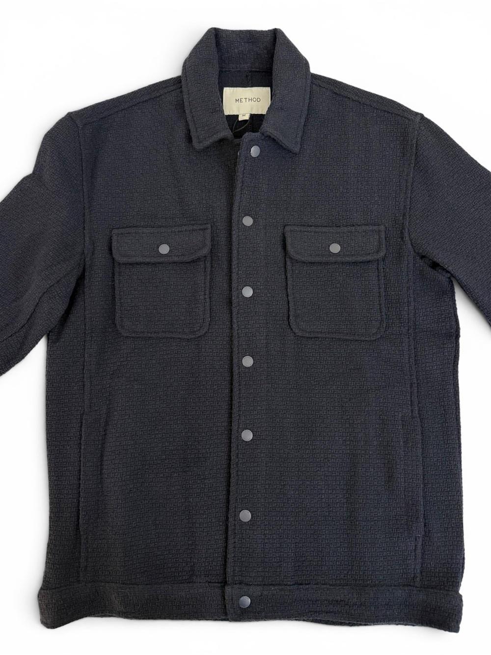 Method Navy Lightweight Trucker Style Overshirt or Shacket Men’s Medium